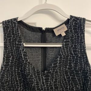 Armani Collezione Black Snakeskin dress size 2